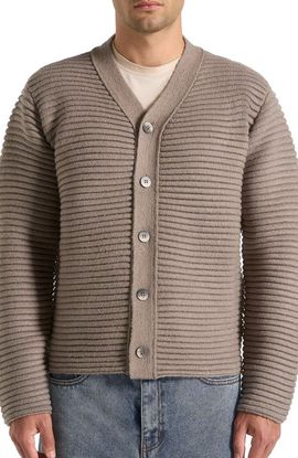 Manière De Voir Manière De Voir Anton Ribbed Knit Cardigan