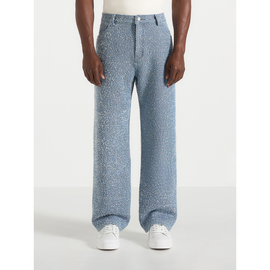 Manière De Voir Manière De Voir Arnault Boucle Denim Relaxed Fit Jeans