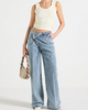 Manière De Voir Manière De Voir Astrid Wrap Denim Wide Leg Jeans - 1