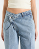 Manière De Voir Manière De Voir Astrid Wrap Denim Wide Leg Jeans - 2