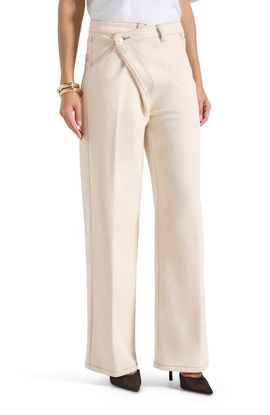 Manière De Voir Manière De Voir Astrid Wrapover Wide Leg Jeans