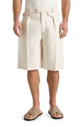 Manière De Voir Manière De Voir Auguste Tailored Twill Bermuda Shorts