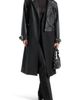 Manière De Voir Manière De Voir Ayleen Leather Biker Trench Coat - 2