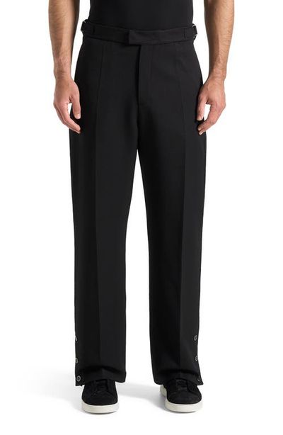 Manière De Voir Manière De Voir Boris Relaxed Fit Tailored Button Cuff Trousers