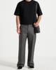 Manière De Voir Manière De Voir Boris Wide Leg Tailored Trousers With Button Cuff - 1