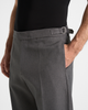 Manière De Voir Manière De Voir Boris Wide Leg Tailored Trousers With Button Cuff - 5
