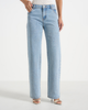 Manière De Voir Manière De Voir Calista Line Art Straight Leg Jeans - 1