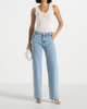 Manière De Voir Manière De Voir Calista Line Art Straight Leg Jeans - 4