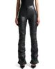 Manière De Voir Manière De Voir Caroline Tacked Leather Flared Trousers - 1