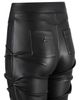 Manière De Voir Manière De Voir Caroline Tacked Leather Flared Trousers - 5