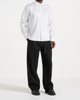Manière De Voir Manière De Voir Carter Unisex Oversized Satin Shirt - 2