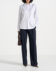 Manière De Voir Manière De Voir Carter Unisex Oversized Satin Shirt - 3