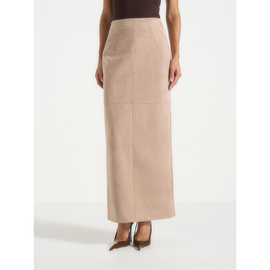 Manière De Voir Manière De Voir Celie Suede Maxi Skirt