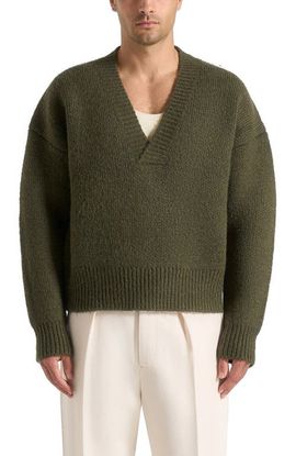 Manière De Voir Manière De Voir Chad V-Neck Wool Knit Jumper