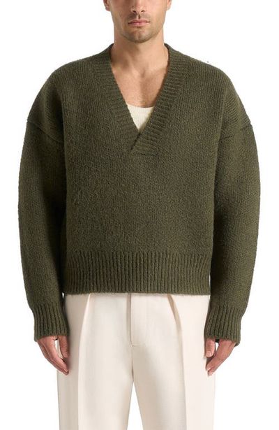 Manière De Voir Manière De Voir Chad V-Neck Wool Knit Jumper