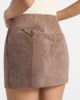 Manière De Voir Manière De Voir Cleo Suede A-Line Mini Skirt - 2