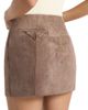 Manière De Voir Manière De Voir Cleo Suede A-Line Mini Skirt - 3
