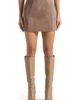 Manière De Voir Manière De Voir Cleo Suede A-Line Mini Skirt - 5