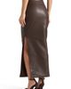 Manière De Voir Manière De Voir Daisy Leather Midaxi Skirt - 3