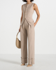 Manière De Voir Manière De Voir Darlene Turn Up Detail Tailored Twin Pleat Pants - 2