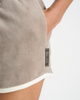 Manière De Voir Manière De Voir Delina Velour Contrast Trim Mini Shorts - 4