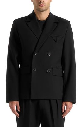 Manière De Voir Manière De Voir Didier Double Breasted Tailored Suit Jacket