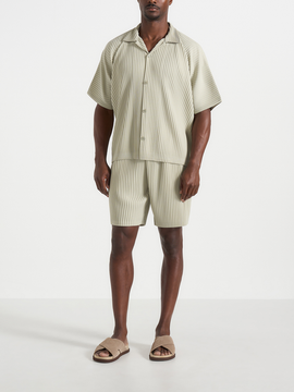 Manière De Voir Manière De Voir Drew Pleated Shorts