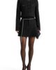 Manière De Voir Manière De Voir Edith Tweed Pleated Skort With Chain - 4