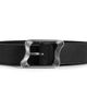 Manière De Voir Manière De Voir Eleanor Suede & Leather Statement Buckle Belt - 4