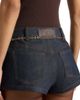 Manière De Voir Manière De Voir Elina Denim Mini Shorts With Chain - 3