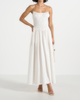 Manière De Voir Manière De Voir Elva Smocked Waist Cotton Maxi Dress - 1