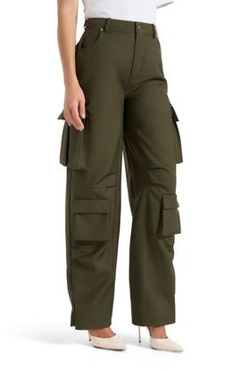 Manière De Voir Manière De Voir Emilie Tailored High Rise Cargo Trousers
