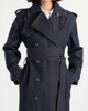 Manière De Voir Manière De Voir Esther Denim Trench Coat With Double Belt - 5