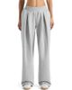 Manière De Voir Manière De Voir Fanny Straight Leg Box Pleat Joggers - 1