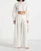Manière De Voir Manière De Voir Flora Box Pleat Wide Leg Belted Trousers - 1