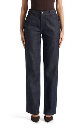 Manière De Voir Manière De Voir Florence Denim High Rise Straight Leg Jeans