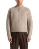 Manière De Voir Manière De Voir Gaby Speckled Cable Knit Zip Cardigan - 1