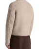 Manière De Voir Manière De Voir Gaby Speckled Cable Knit Zip Cardigan - 5