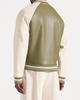 Manière De Voir Manière De Voir Guy Contrast Leather Bomber Jacket - 2