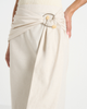 Manière De Voir Manière De Voir Holly Linen Asymmetric Wrap Tie Maxi Skirt - 4