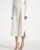 Manière De Voir Manière De Voir Isa Belted Cotton Midi Shirt Dress - 4