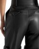 Manière De Voir Manière De Voir Isabelle Leather Belted Strap Detail Trousers - 5