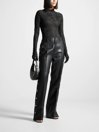 Manière De Voir Manière De Voir Ivy Jacquard Bodysuit with Gloves