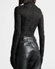 Manière De Voir Manière De Voir Ivy Jacquard Bodysuit with Gloves - 3
