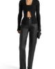 Manière De Voir Manière De Voir Jana Wax Effect Denim Boyfriend Jeans - 3
