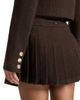Manière De Voir Manière De Voir Joelle Wool Asymmetric Pleated Mini Skirt - 3