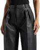 Manière De Voir Manière De Voir Julie Leather Twin Pleat Trousers - 2