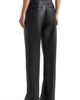 Manière De Voir Manière De Voir Julie Leather Twin Pleat Trousers - 3