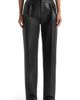 Manière De Voir Manière De Voir Julie Leather Twin Pleat Trousers - 4