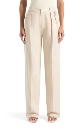 Manière De Voir Manière De Voir Julie Linen Twin Pleat Trousers